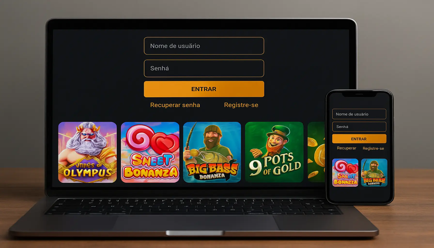 Login no Cassino 90JOGO